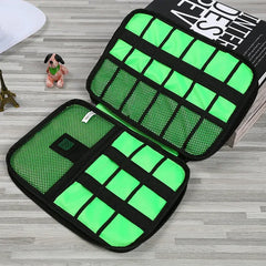 Large USB Cable Earphone Storage Bag Shockproof Flash Drive Organizer Digital Gadget Holder Travel Cellphone Mobile Charger Case