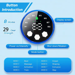 FHC Intelligent EMS Facial Massager Low-Frequency Pulse Crescent Facial Cleansing And Firming Facial Muscle Beauty Device