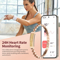 Fashion Smartwatch for Couple GPS Sport Fitness Bracelet Band Heart Rate Sleep Monitor Smart Wristband IP68 Waterproof Pedometer