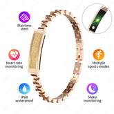 Fashion Smartwatch for Couple GPS Sport Fitness Bracelet Band Heart Rate Sleep Monitor Smart Wristband IP68 Waterproof Pedometer