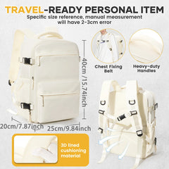 Ryanair Backpack Travel Cabin Airplane 40x20x25, Air Vacuum compression Backpack, Women Men Backpack Business Laptop Bag Handbag
