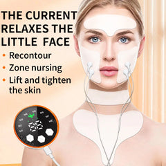 Ems Facial Lifting Massager Eye Beauty Massage Muscle Stimulator Anti-Wrinkle V-Face Lift Double Chin Removal Skin Tightening