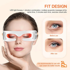 Anti-aging Eye Massager LED Photon Therapy Relax Fatigue Relief Lighten Dark Circles Smooth Eye Fine Line Beauty Eye Care