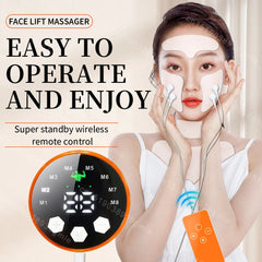 Ems Facial Lifting Massager Eye Beauty Massage Muscle Stimulator Anti-Wrinkle V-Face Lift Double Chin Removal Skin Tightening