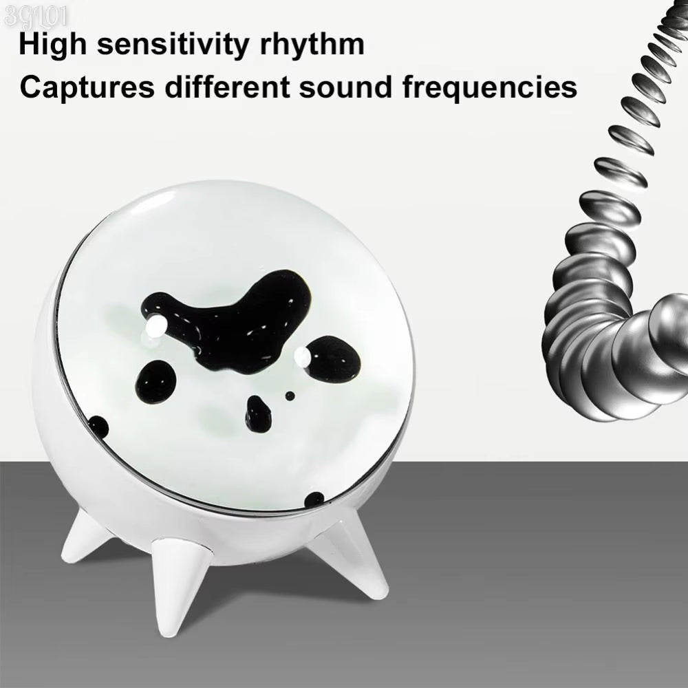 Magnetic Fluid Pickup Venom Music Rhythm Light Ferrofluid Music Rhythm Lamp Desktop Speakers Companion Visual Display Lamp