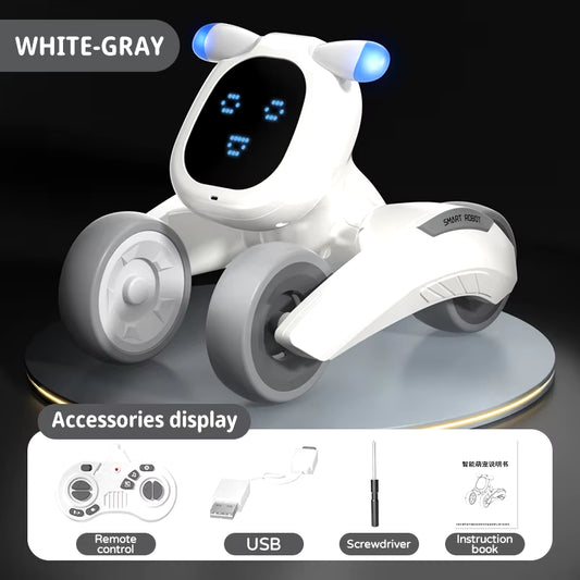 Intelligent Interactive Remote Control Robot Dog Toy Voice Control Programming RC Dog Touch Function Kid Early Learning Toy Gift