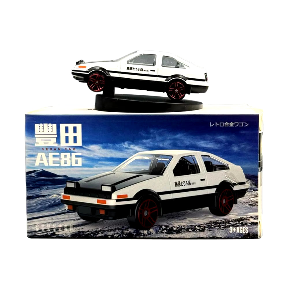 AE86 Drift Rotating Auto Turning Gyroscope Alloy Car Model Interior Center Console Decorative Ornaments Christmas Holiday Gifts