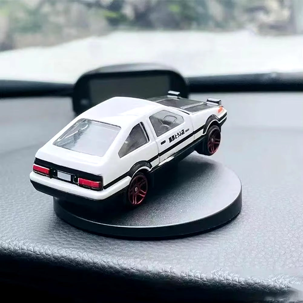 AE86 Drift Rotating Auto Turning Gyroscope Alloy Car Model Interior Center Console Decorative Ornaments Christmas Holiday Gifts