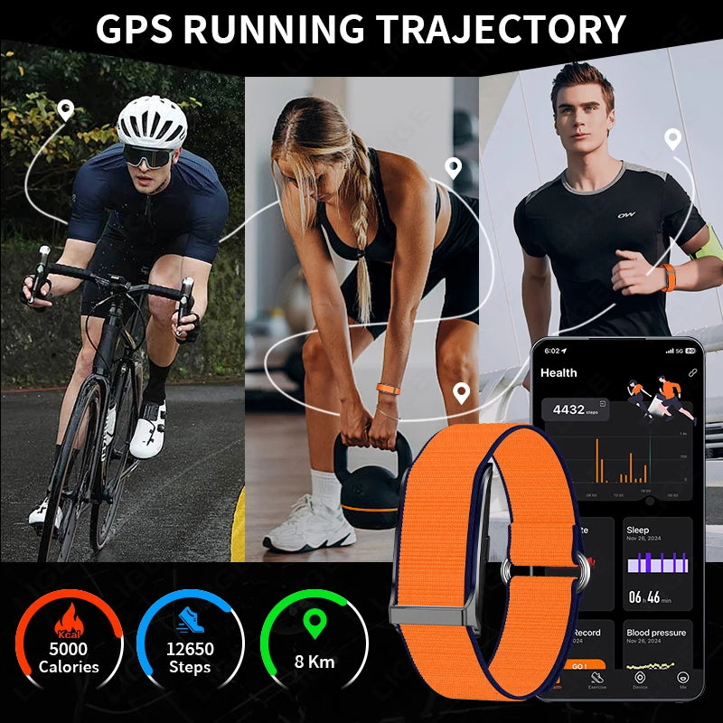 LIGE No Screen Smart Watch Men 2025 New Smart Band Women Heart Rate Sleep Smartwatch Waterproof Bracelet Sport Fitness Tracker