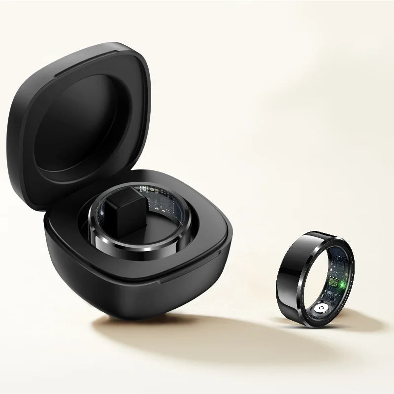R6Pro Smart Ring 2025,  Heart Rate, Blood Oxygen, Sleep Health Tracker, Men smart rings for woman iphone  iOS Android Compatible