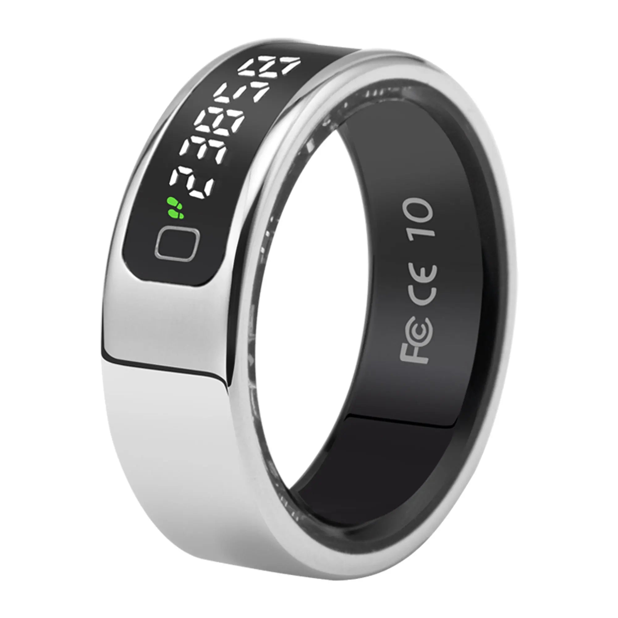 New Display Screen Intelligent Touch Wireless Charging Fitness Gesture Control Sleep Monitor Sports Temperature Smart Ring