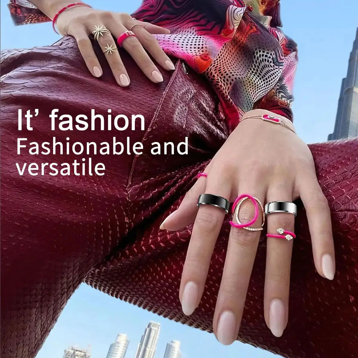 R6Pro Smart Ring 2025,  Heart Rate, Blood Oxygen, Sleep Health Tracker, Men smart rings for woman iphone  iOS Android Compatible